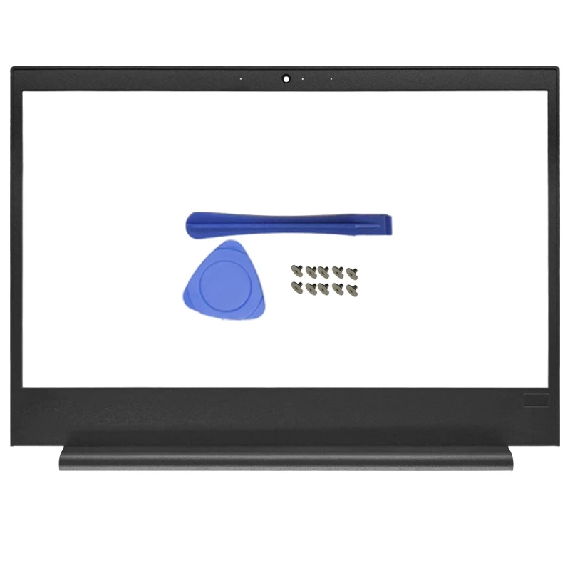 Para lenovo thinkpad e480 e485 nova tela do notebook lcd capa traseira/moldura frontal/dobradiças/apoio para as mãos/caixa inferior acessórios para laptop