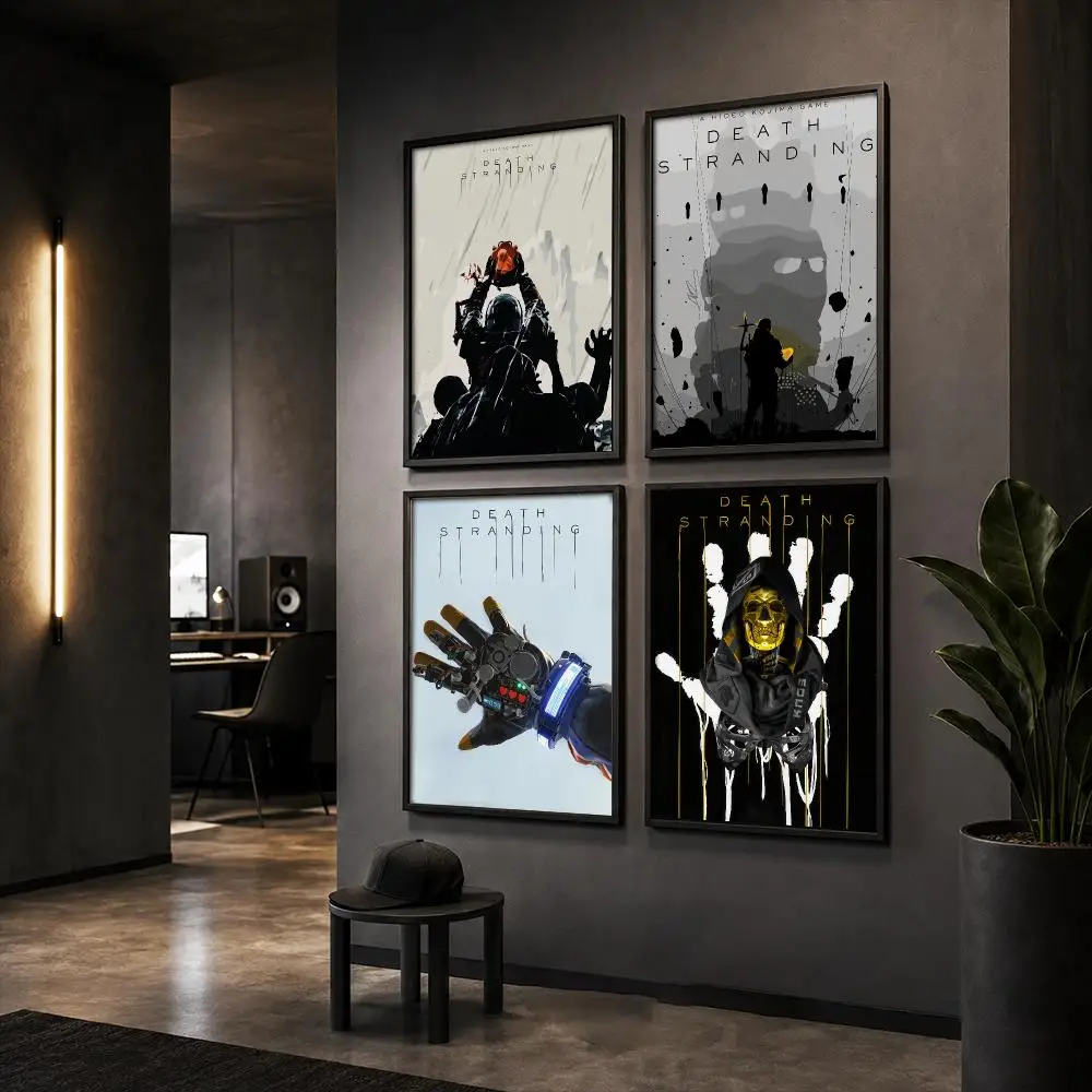 D-Death Stranding2 Game Poster HD Home Wall Stickers House Hallway Living Room Bedroom Bar Office Decor Art Prints