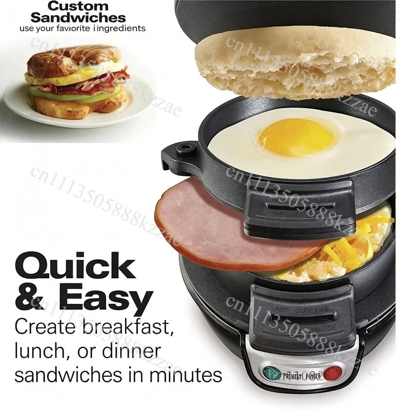 Multifunctional Burger Maker Grill Pan For Eggs Steak Sandwich Breakfast Cooker Electric Hot Plate