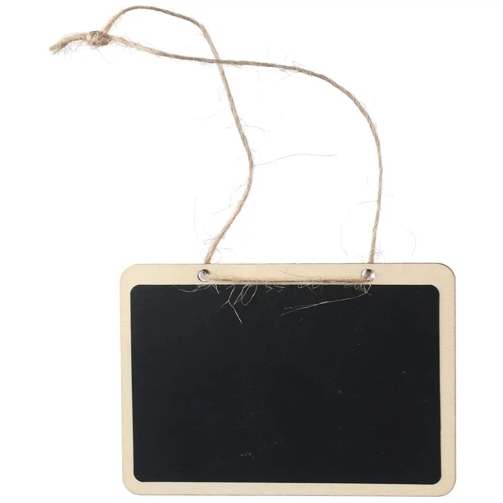 20 Pack Party Decorations 20 Pack Chalkboard Tags Wooden Hanging Chalkboards Erasable Message Tags Home