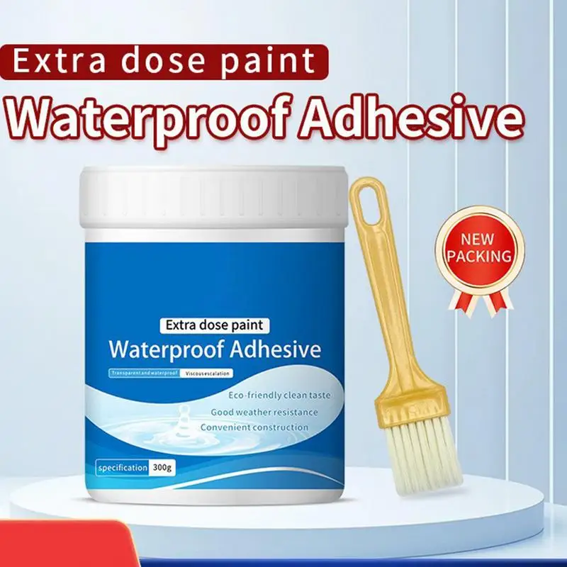 

Invisible Waterproof Agent 300g Powerful Invisible Anti Leakage Agent Transparent Repair Paste Waterproof Agent Glue for Leak