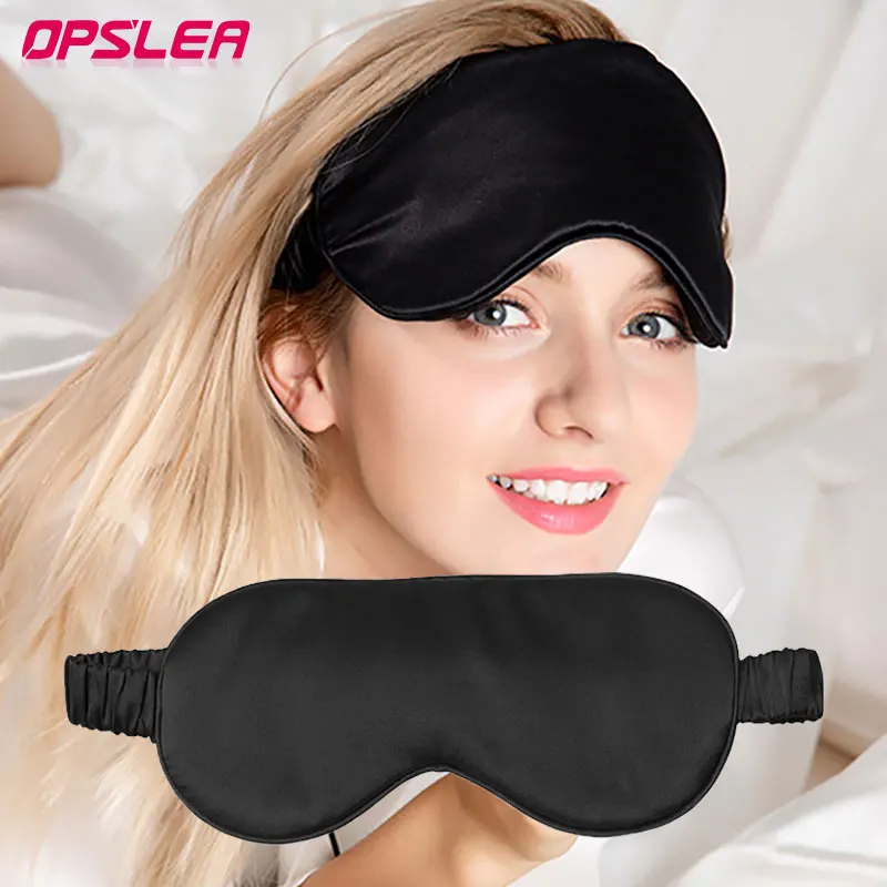 Sleeping Eye Mask Comfortable Light-blocking Travel Nap Satin Eyepatch for Men Women Portable Shade Blindfold Sleeping Eye Cover