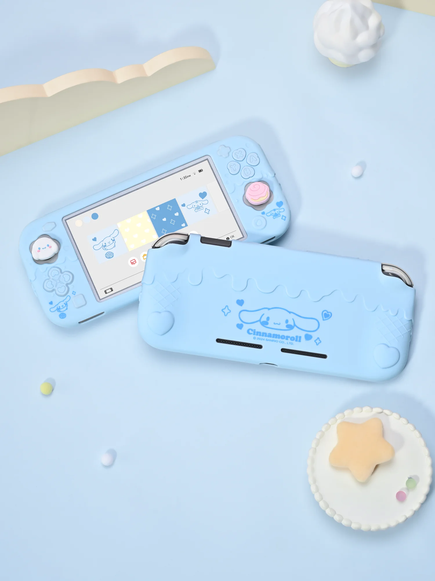 Original Switch Lite Silikon Schutzhülle Set Soft Shell Hellokitty Kuromi Anime Charaktere Peripherie Zubehör Geschenk