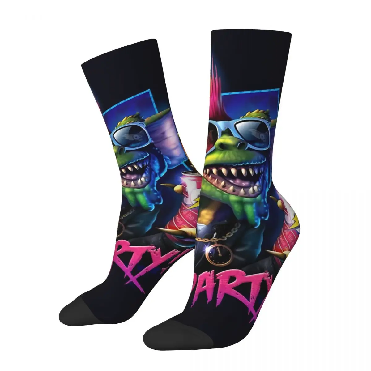 Retro Gremlin Party Men's Socks Unisex Novelty Pattern Printed Funny Crew Sock Gift