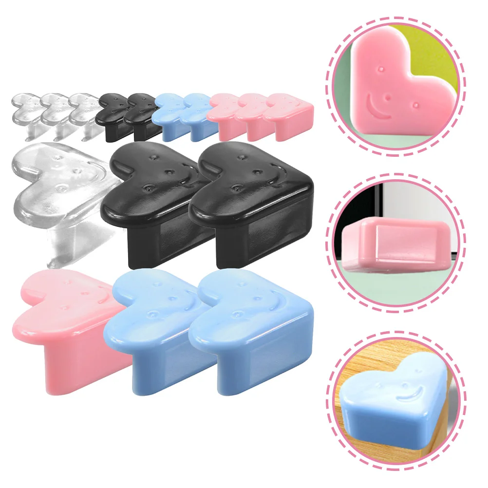 

16 шт., детские угловые защитные ограждения, мягкие противоударные крышки из ПВХ, защита от столкновений, угловой бампер для безопасности