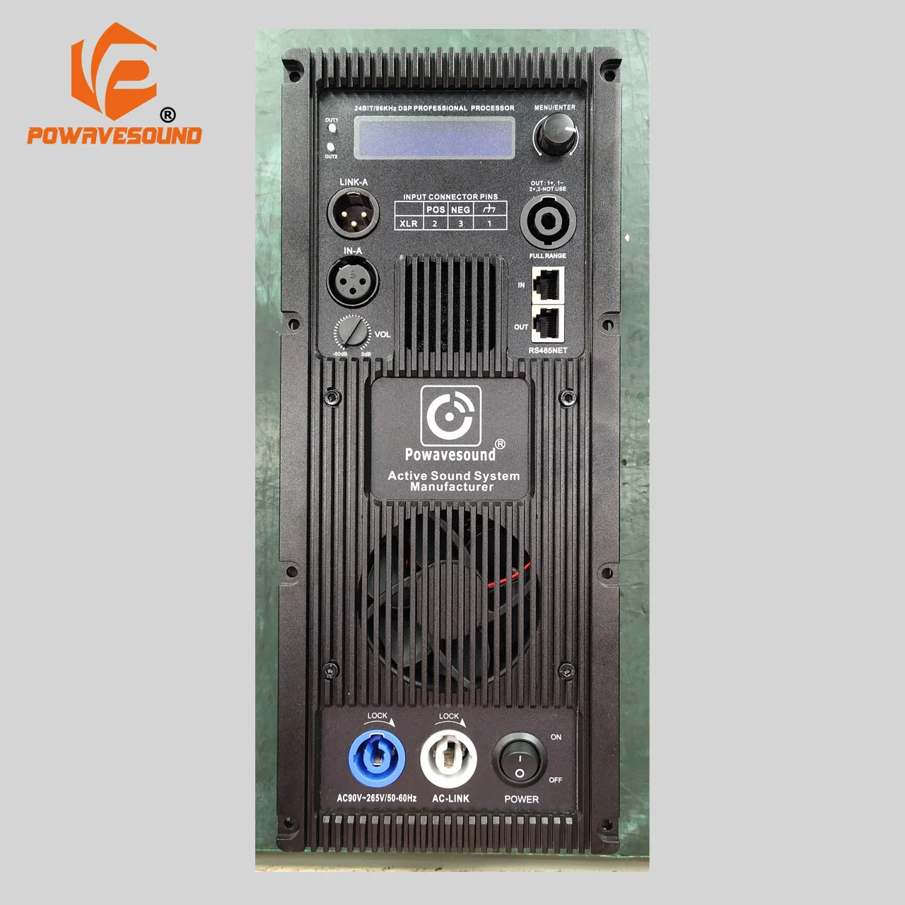 Speaker amplifier module 2 way 2000W + 1000W plate amplifier board DSP inside for pro audio line array system