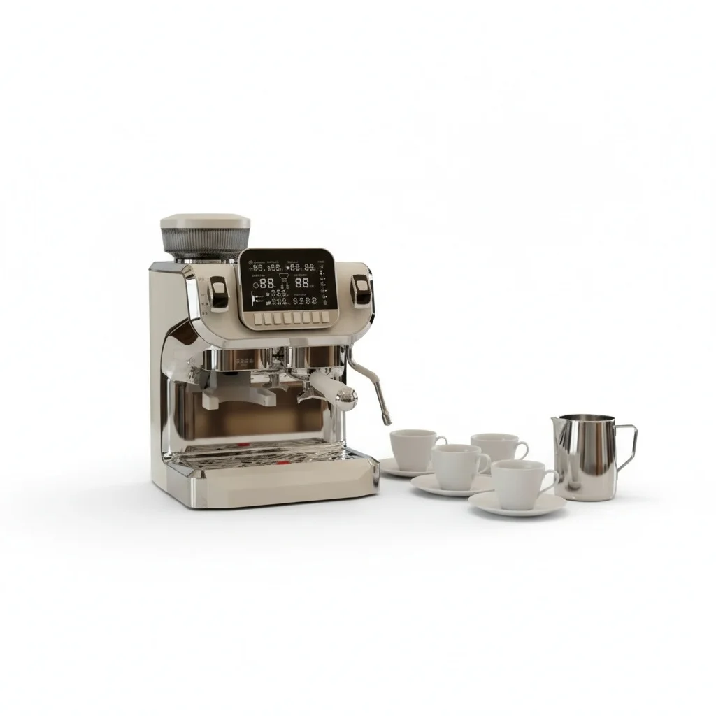 

Automatic Espresso Machine, 15 Bar Coffee Maker, 2.0L/67oz Stainless Steel Boiler, Commercial Espresso Machine for Home Use