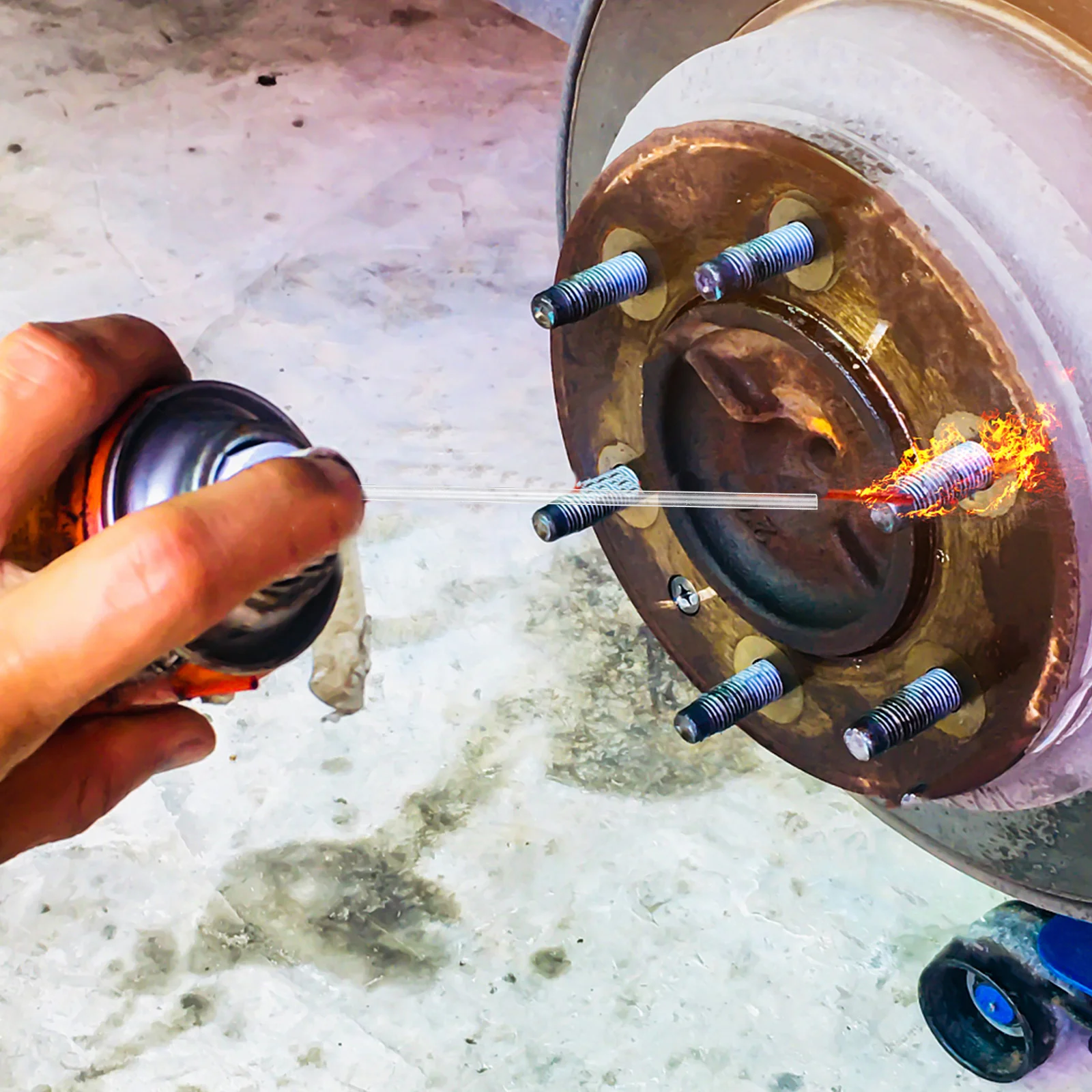 100 قطعة إزالة الصدأ رذاذ يمكن فوهة ملحقات البلاستيك مقاومة للاهتراء أنبوب رذاذ يمكن أن تتصل إلى المناطق التي يصعب الوصول إليها #5