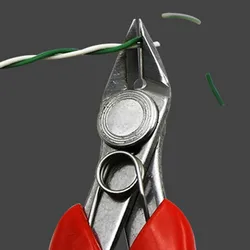 12mm Electronics Cutting Plier Jewelry Wire Cable Cutter Side Snips Flush Pliers Tool Stainless Steel Jaw Cable Cutter