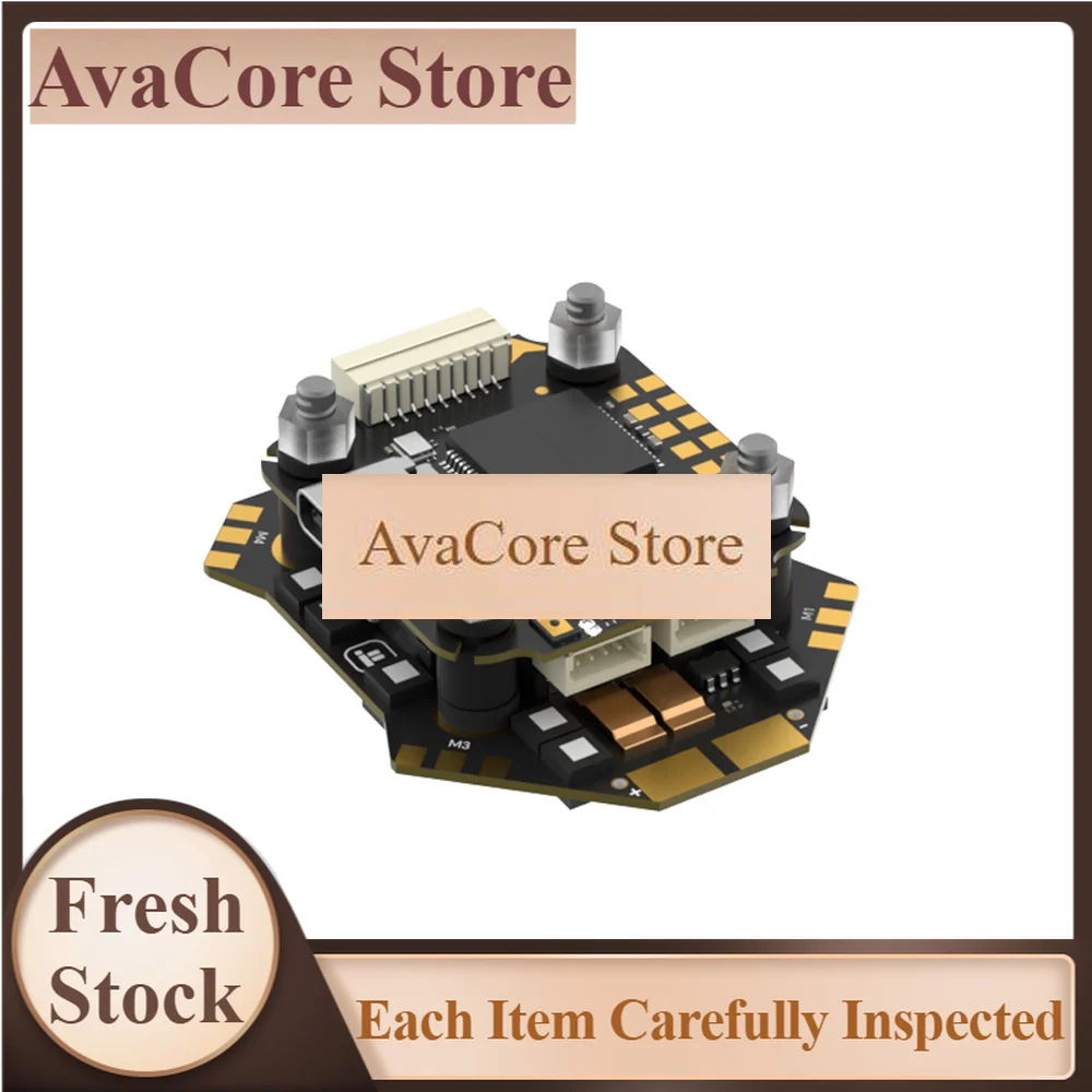 AvaCore20x20mm iFlight Borg Mini F722 Flight Controller with 5V 12V BEC Output 4-6S 60A 4in1 ESC Stack for  O4 RC FPV Racing