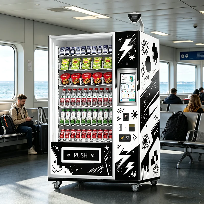 16. Energy Efficient Low Power Frozen Goods Vending Machine 24 Hours Uninterrupted Work