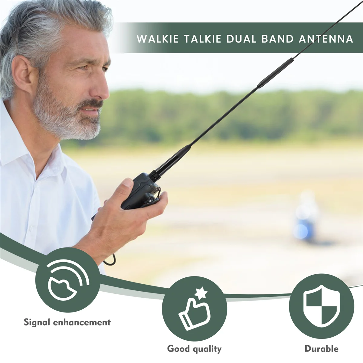 T88C 안테나 RH901S UV-82 UV-5R GT-3 MarkII UV-5RE Plus -F8 RT-5R -888S 라디오용 SMA-여성 144/430MHz 듀얼 밴드 안테나