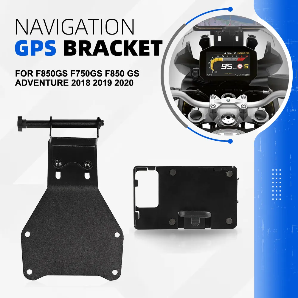 

GPS Mounting Bracket For BMW F850GS F750GS F850 GS ADVENTURE 2018 2019 2020 Motorcycle Phone Navigation Bracket Cellphone Holder