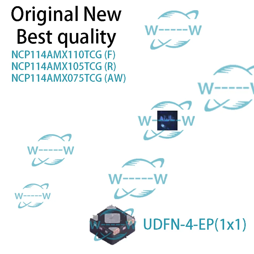 new (10-30 PCS) NCP114AMX110TCG F NCP114AMX105TCG R NCP114AMX075TCG AW CHIP IC UDFN-4 NCP114AMX105 NCP114AMX075 NCP114AMX110