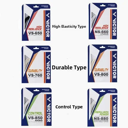 

Веревка для бадминтона Victor, 5 шт. VS650 660 760 800 850 880 89, высокая прочность на растяжение, прочные спортивные принадлежности для фанатов Fitn