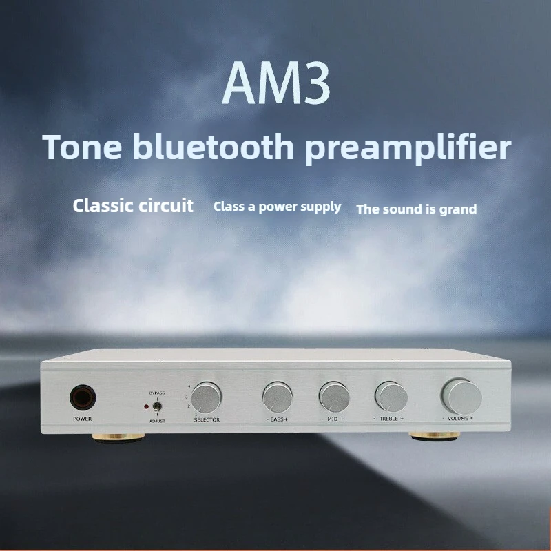 

AM3 Classic Fever Class A Tone Bluetooth Pre High fidelity Pre Audio High High Bass Adjustment Home Audio Amplifier