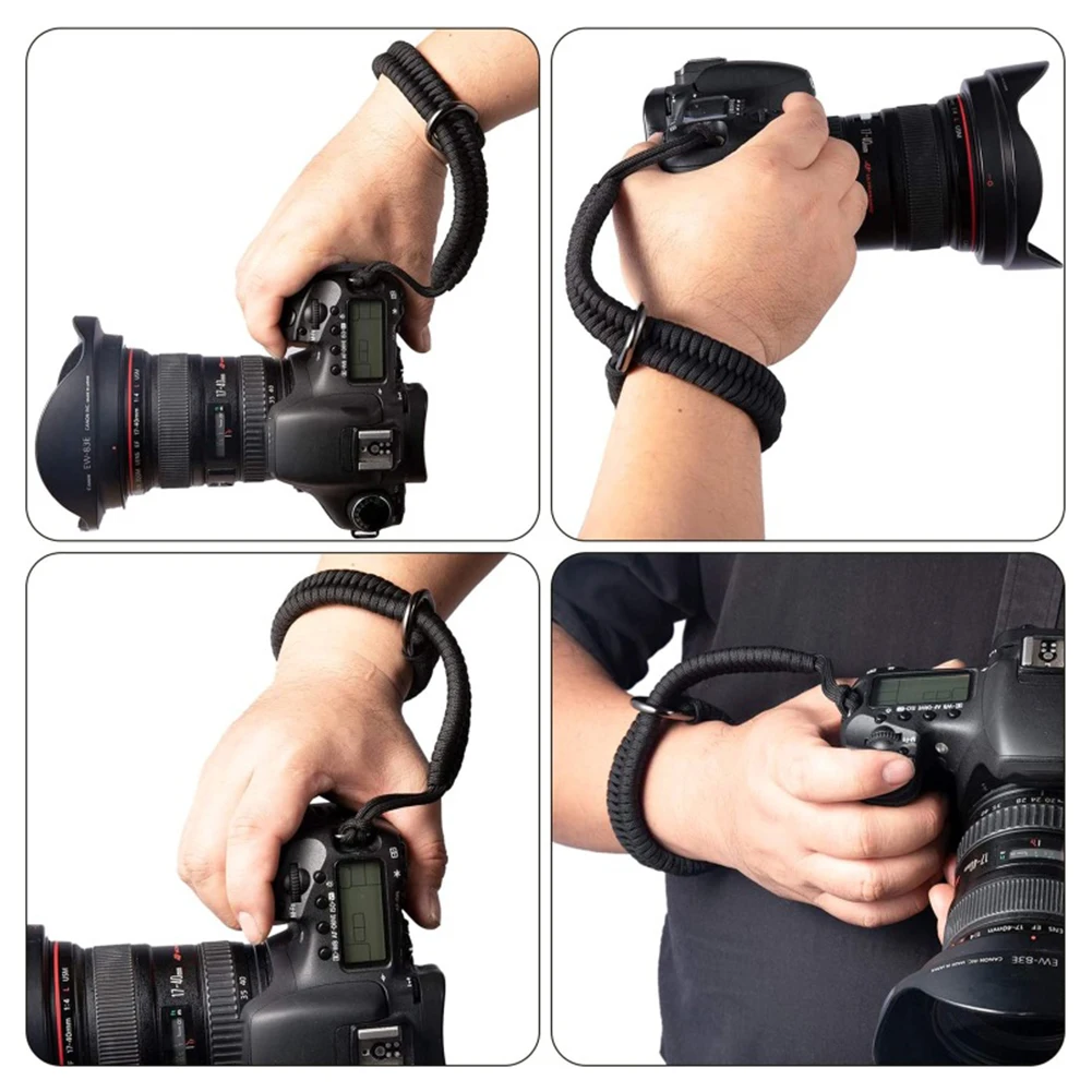 Handmade Woven Camera Hand Strap Adjustable Camera Strap with Safer Connector Hand Strap for Canon Nikon Sony Fuji Leica Olympus - Image 2