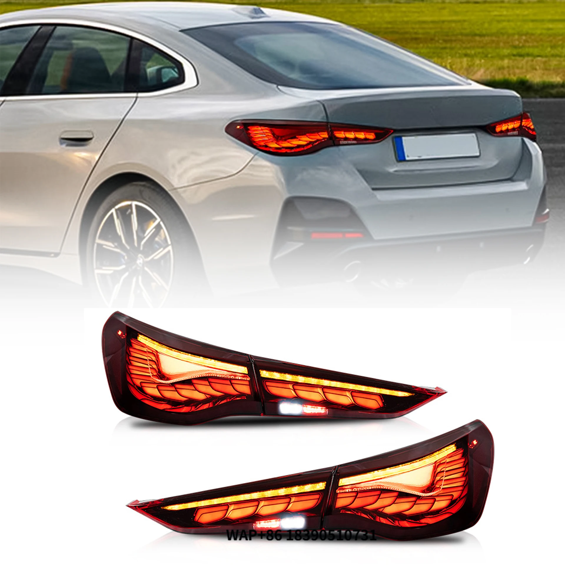 Factory New Style LED Taillights G22 G82 GTS OLED Tail Light 2020 2021 2022 for 4-Series Back Lamp Tail Light