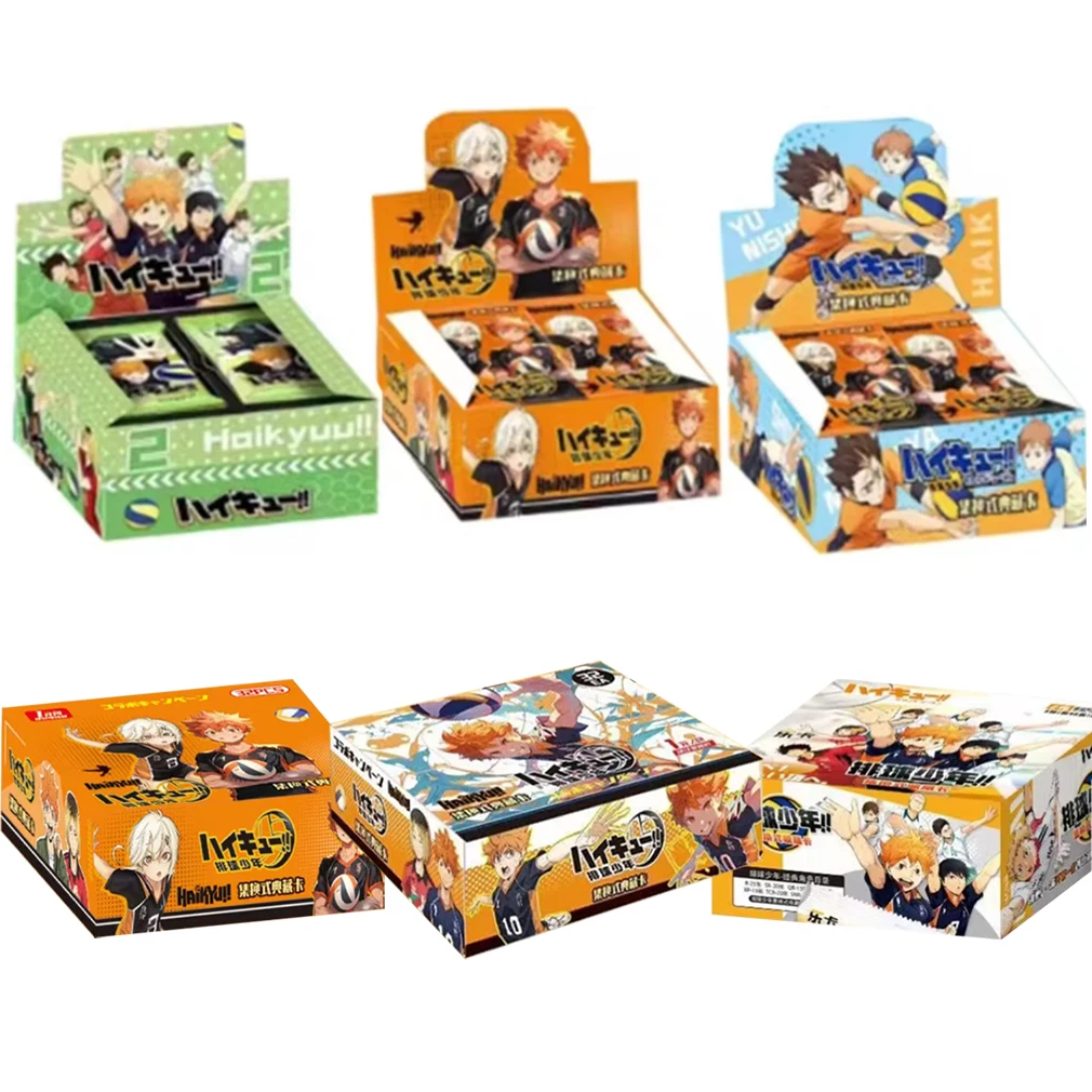 New Haikyuu CardsThe Junkyard Showdown Is Coming Hotly with A Passionate Opening Classic Collectible Card Toys and Gifts