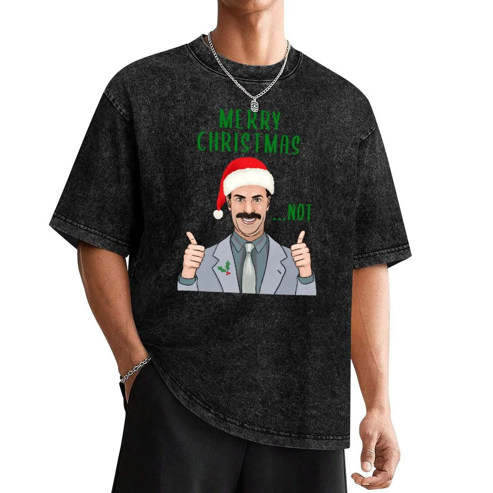 Borat Christmas card, jumper, tshirt T-Shirt blanks rapper graphic tees basketball graphic tees men clothings