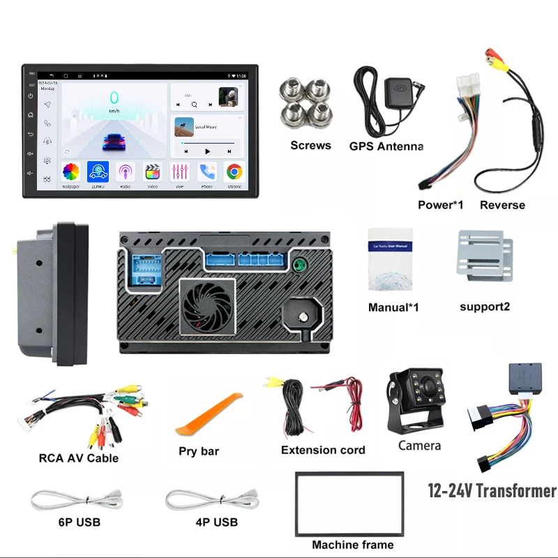 7 ''لشاحنة هينو 917 300 2020 راديو السيارة اللاسلكية أبل Carplay أندرويد 15 مشغل وسائط متعددة ستيريو نظام تحديد المواقع نافي واي فاي 4-64 جيجابايت BT