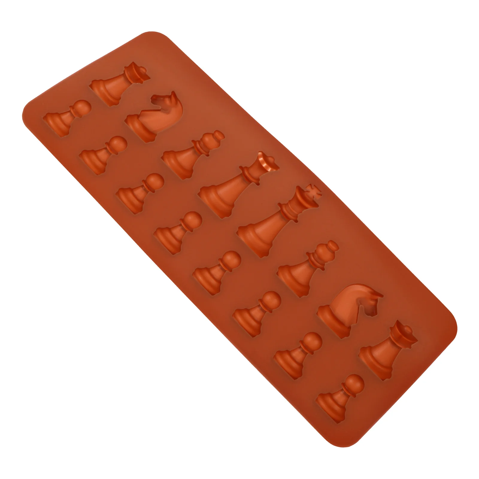 

16 Lattices Chocolate Mold Chess Shape Soap Molds Cake Pan Safe and Non-toxic Candy Baking