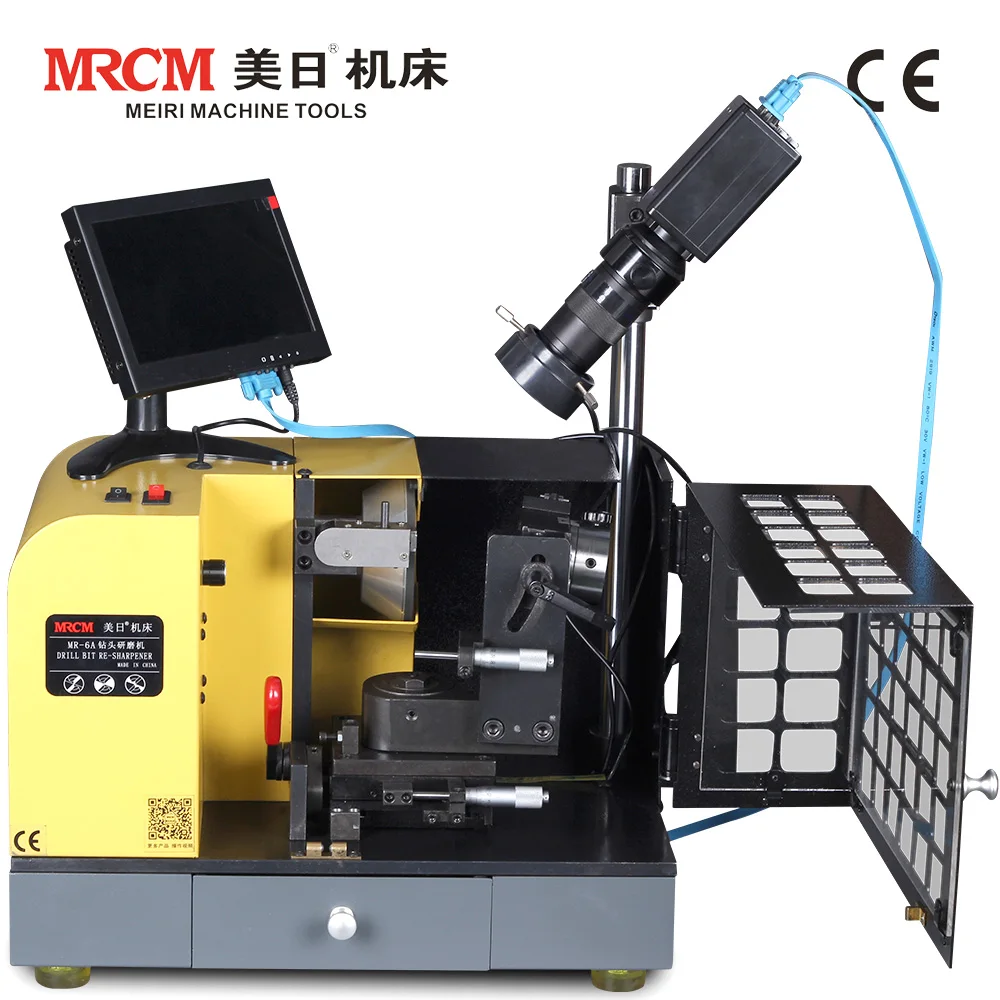 New MR-6A 0.8-6mm Portable Twist Drill Bit Grinder /sharpener with CBN Wheel