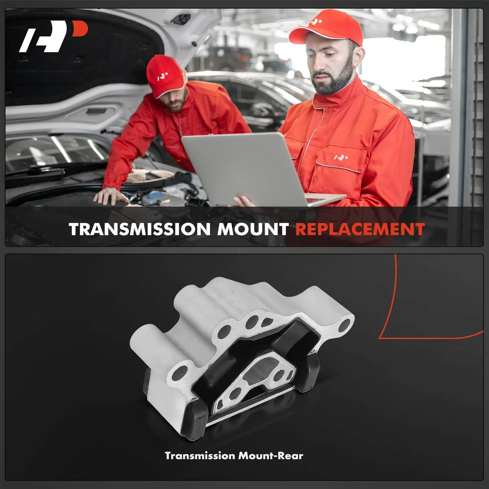 A-Premium Automatic Transmission Mount for Ford Explorer Police Interceptor Utility 2020-2024 Lincoln Aviator 2020-2023