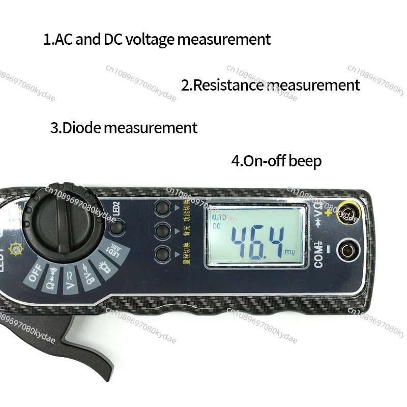 Auto Circuit Test Light Piercing Probe Multimeter Non Destructive Wiring Detector Hook Needle Automotive Repair Diagnostic Tool
