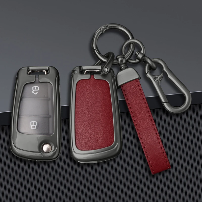 Zinc Alloy Remote Key Fob Case Cover Protector Shell for Isuzu Pickup DMAX Ruimai Mu-X Mu Ranger Keyless Keychain Accessories