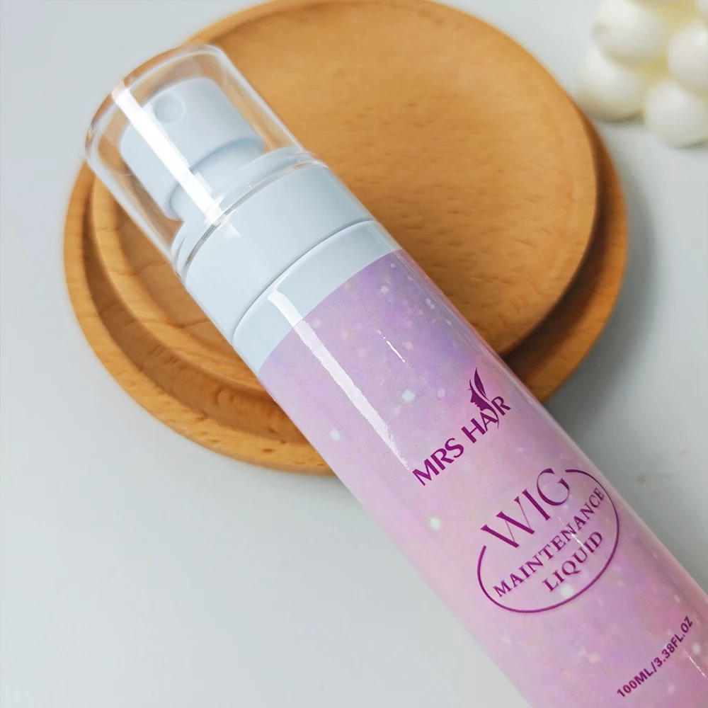 100ml Synthetic Wig Care Solution Anti-frizz Anti-static Conditioner Spray Smooth Tangles Hair System Protection for Wigs view 5