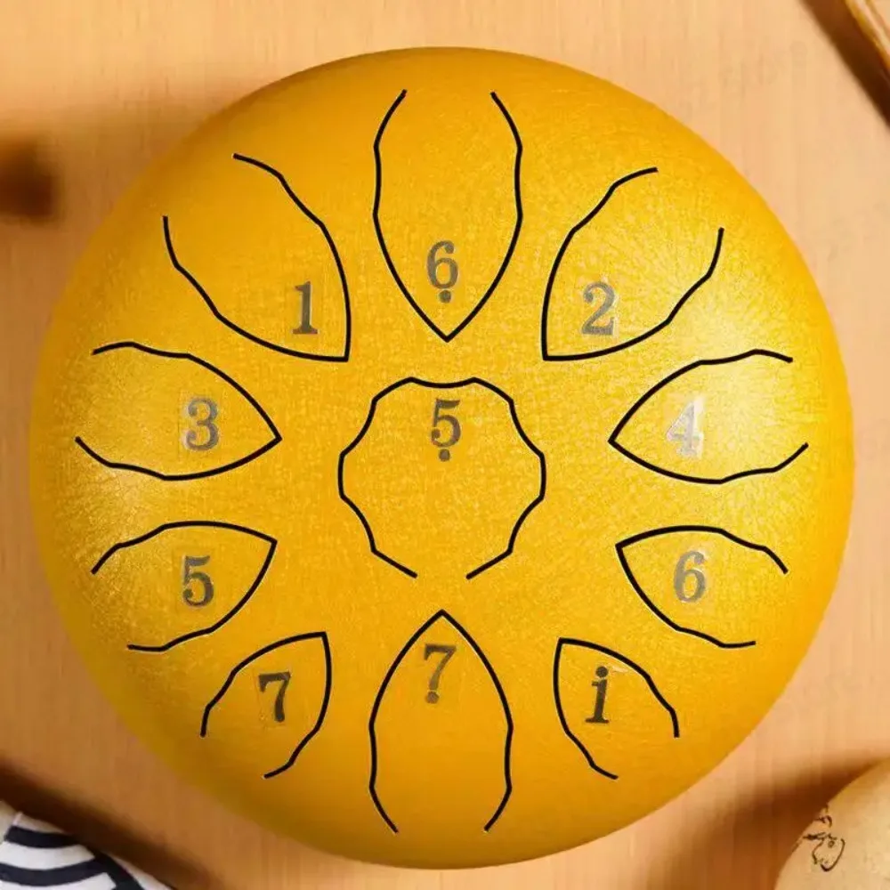8\15 Note Steel Tongue Drum, Handpan Tank Drum for Beginners, Meditation Yoga Musical Instrument with Mallets