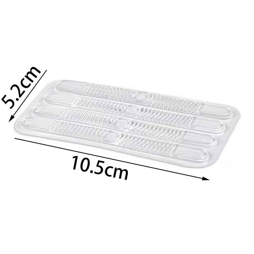 Geschenke Transparente Silikon-Fersenaufkleber Anti-Verschleiß Anti-Reibung Dünne Streifen Fersenstreifen Weiche lässige Sandalenaufkleber