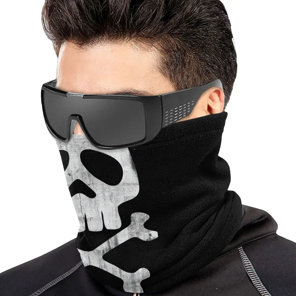 Capitan Harlock Teschio Skull Arcadia Jolly Roger Cartoni Microfiber Neck Gaiter Bandana Scarf Fashion