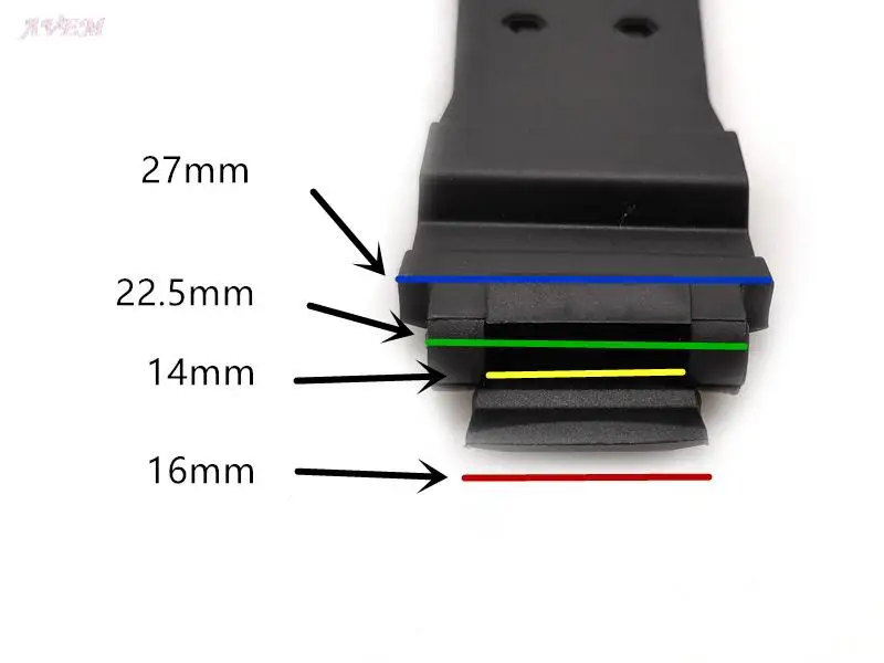 Watch Band Strap for Casio G-SHOCK GW-A1100 GW-A1000 GW-4000 GA-1000/1100 G-1400 Sport Electronic Watches Silicone Plastic Strap