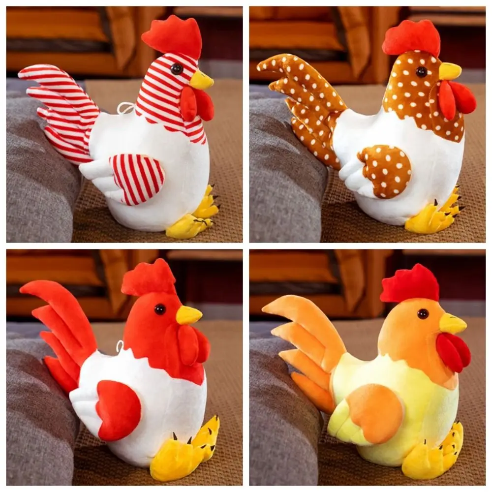 หมอนหนุนรูปไก่เหมือนจริง ไก่ตุ๊กตาเนื้อนุ่ม หมอนนุ่มรูปสัตว์จำลอง ไก่ตุ๊กตาน่ารัก ของขวัญวันเกิด