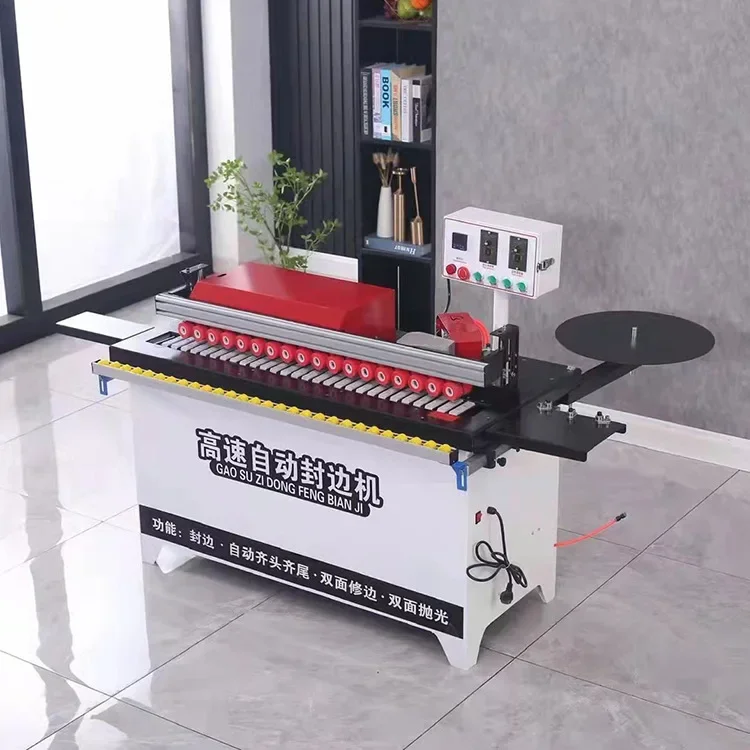 New Design Automatic Electric High Efficiency Portable Small Edge Bander Pvc Wood Edge Banding Machine