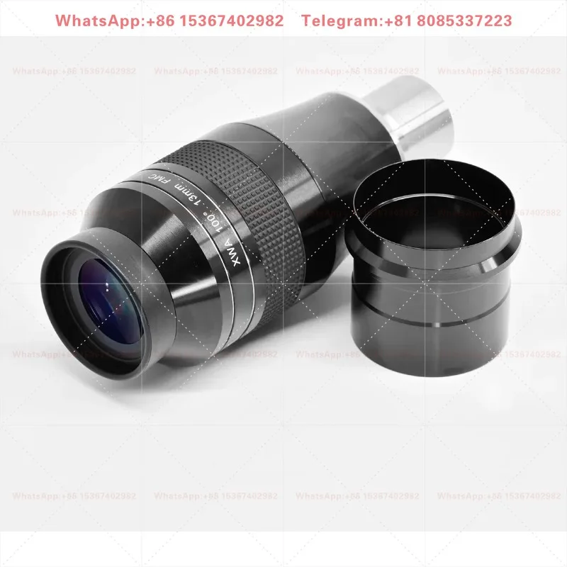 XWA 13mm 100° Ultra Wide Angle Eyepiece, 100 Degree Wide Field Optical Eyepiece for Observation Equipment