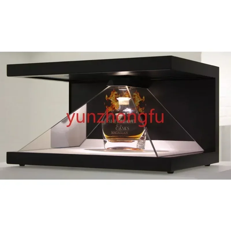 

270 degree 42 inch Pyramid Hologram Display Showcase Attractive ,3D Holographic projection pyramid