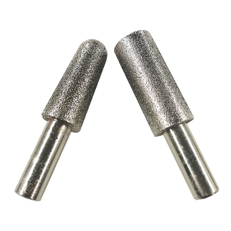 

Electroplating Diamond Cylindrical Milling Cutter Grinding Head Grinding Glass Ceramic Handle 12*80*20