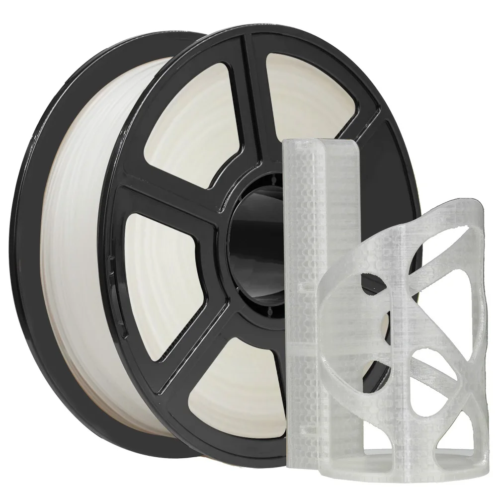 

Nylon PA6 Filament 1.75mm 1kg/500g/250g 3D Printer Filament High Strength Heat Resistance Polyamide Black White Transparent