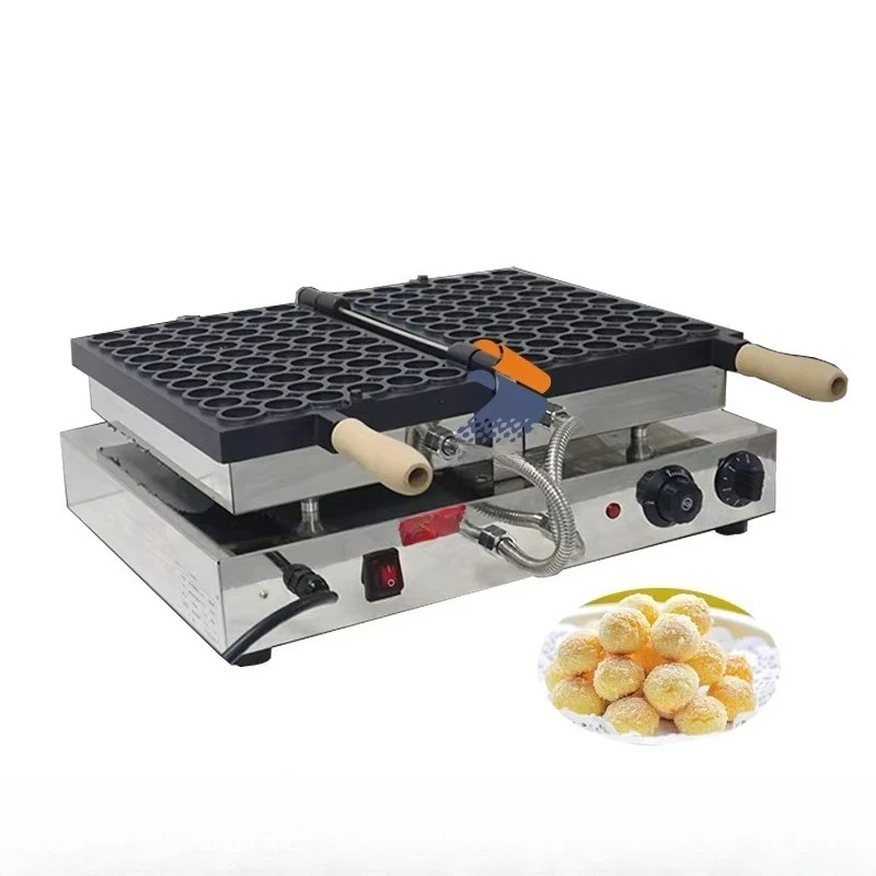 Electric 60 Holes 110V 220V Bubble Egg Waffle Maker Non-stick Japanese Baby Castellas Sponge Cake Maker Mini Round Cake Baker