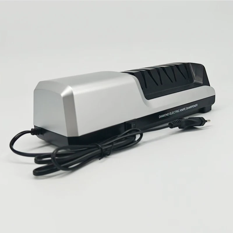 Brand New Diamond Electric Knife Sharpener Four Gears Quick Grinding Efficient Woodwork Tool Kitchen Specific Sharpening System