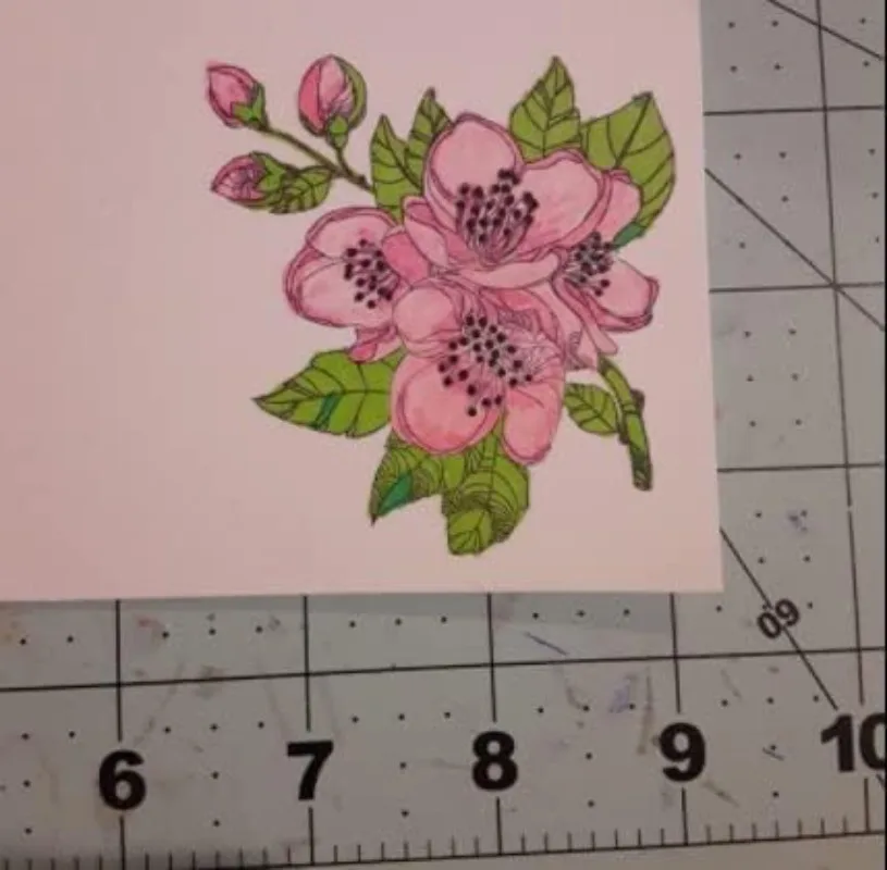 Flowers Clear Stamps for Card Making Decoration and DIY Scrapbooking