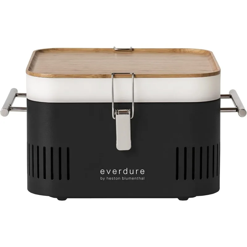 CUBE Portable Charcoal Grill, the perfect tailgate, beach, patio or camping grill