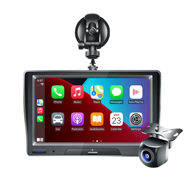 7 Inch Dash Cam Front and Rear View Camera Video Recorder Car DVR Cycle Recording Night Vision Camera