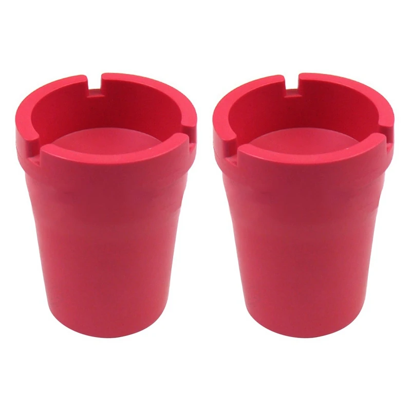 3X Portable Mini Ashtray Cigarette Cup Car Butt Bucket Smoke Ash Holder Candy Color