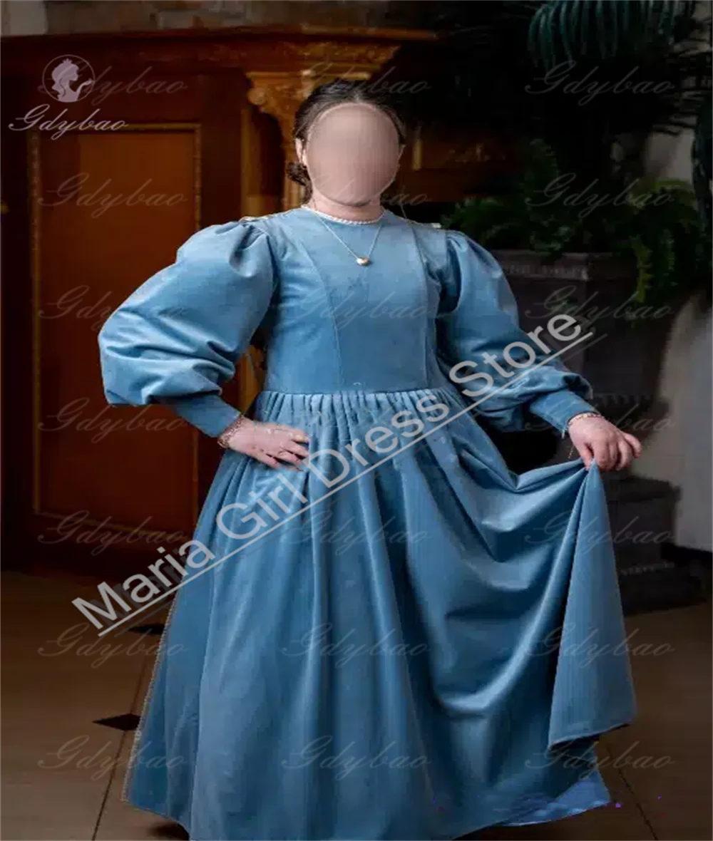 

Платье с цветочным узором для девочек на свадьбу, пышное платье с воздушным шаром для первого причастия, дня рождения, выпускного вечера, платья с жемчужным вырезом для девочек