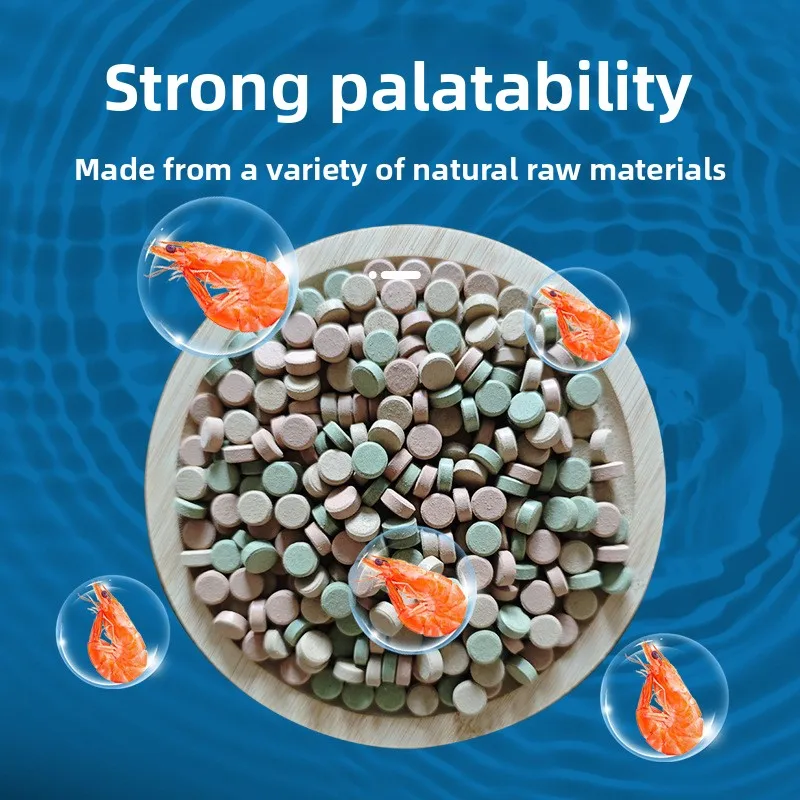 AC-Fish Sticky Fish Food Pads - Tropical Fish Food for Guppies, Zebra Danios, Tetras & Small Community Fish - Slow-Dissolving