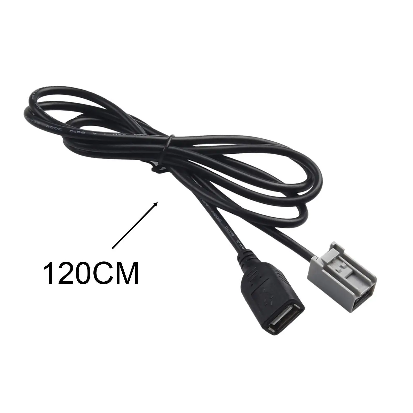 Car USB AUX Cable Adapter, MP3 Music Interface Adapter to USB Accessory,